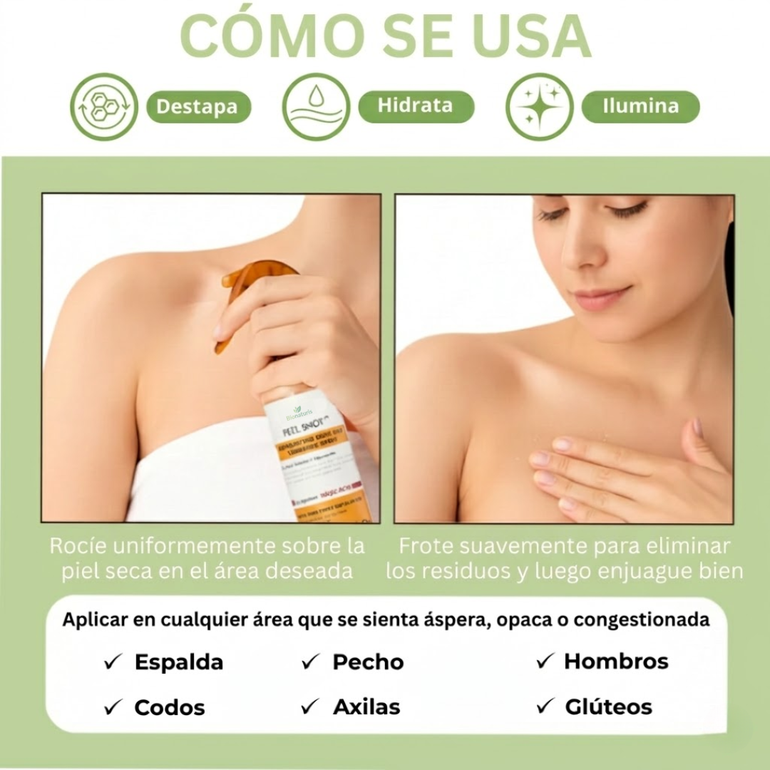 Bionaturis Spray Cúrcuma+Kójico - Eliminador manchas de la Piel