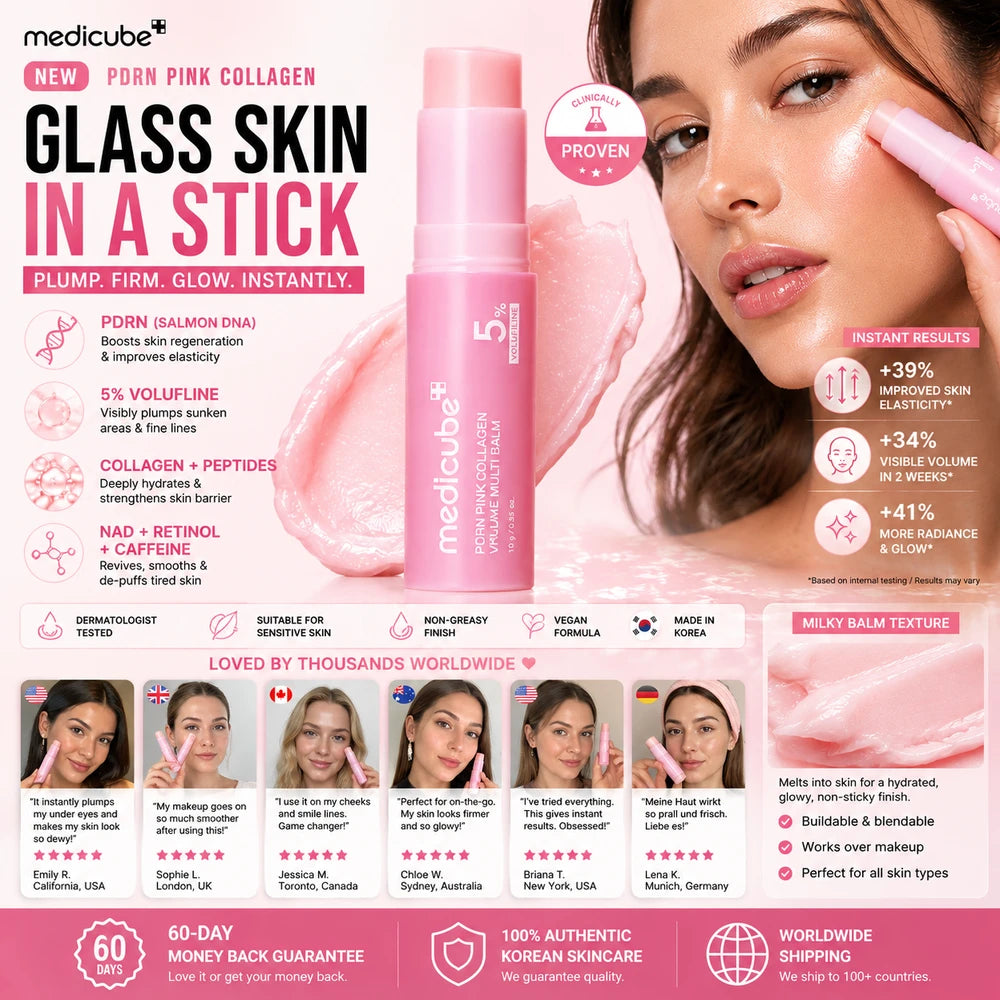 Bálsamo Labial Coreano con PDRN + Péptidos