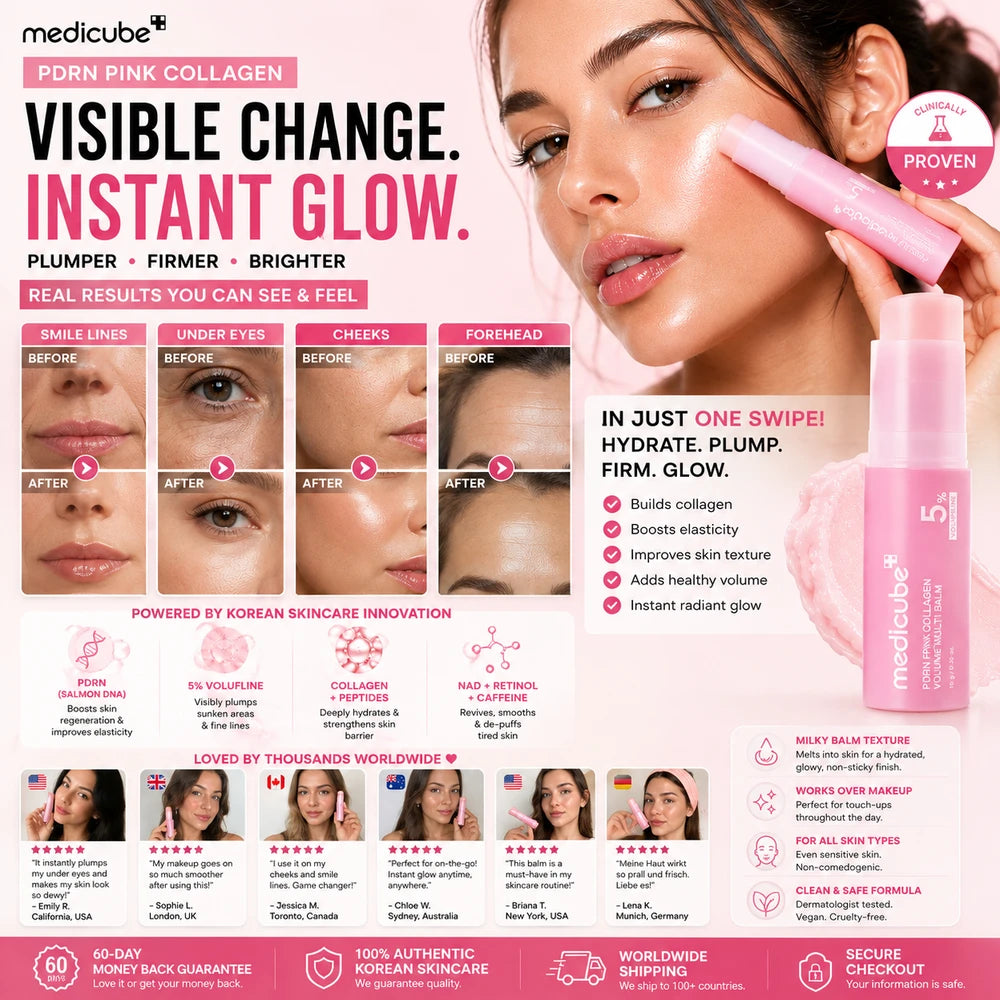 Bálsamo Labial Coreano con PDRN + Péptidos