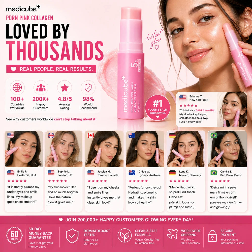 Bálsamo Labial Coreano con PDRN + Péptidos