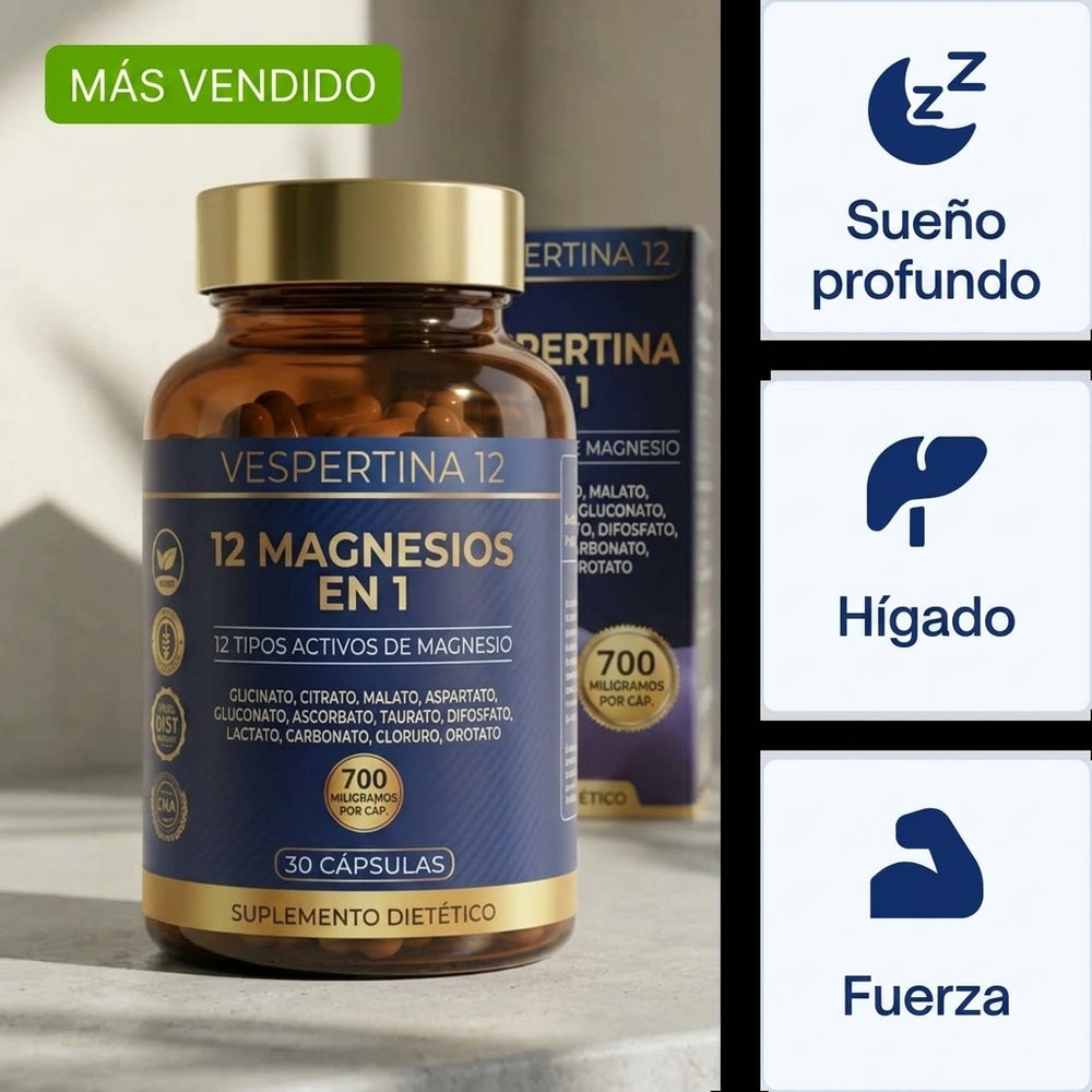 Vespertina 12 | Tu Ritual de 12 Magnesios en 1, Apaga el Ruido del Día.