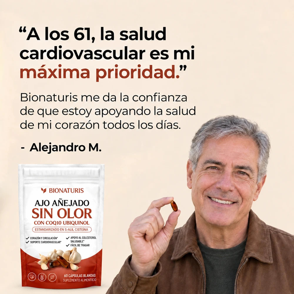 Extracto de Ajo Añejado Sin Olor