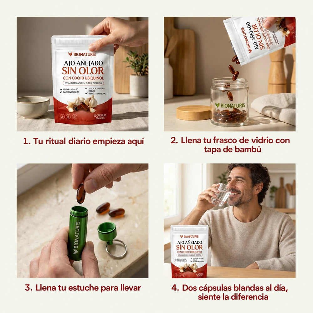 Extracto de Ajo Añejado Sin Olor