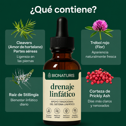 Drenaje Linfático Natural - Apoyo Piernas & Rostro Desinflamados