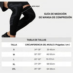 Mangas de Compresión V2 para Rodillas y Piernas