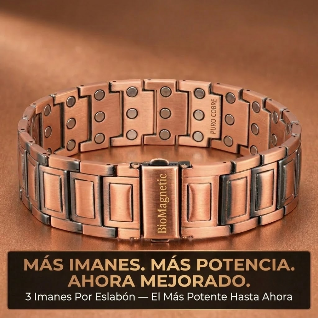 BioMagnetic® Pulsera Magnética de Cobre
