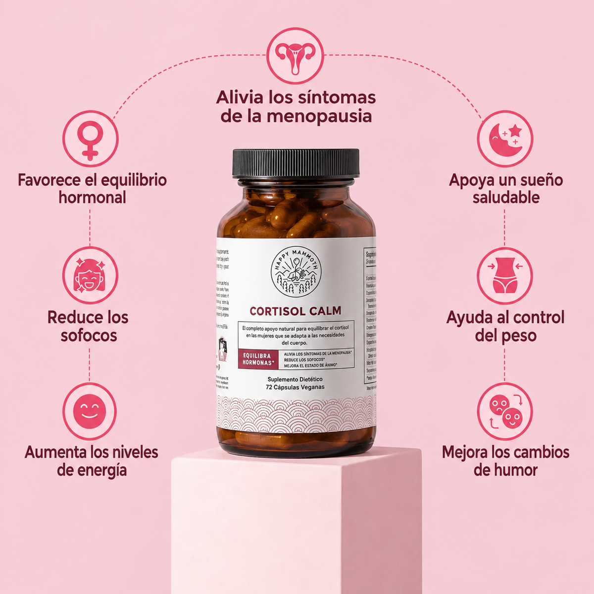 Corticalm - Equilibrio Hormonal Natural Durante la Menopausia.