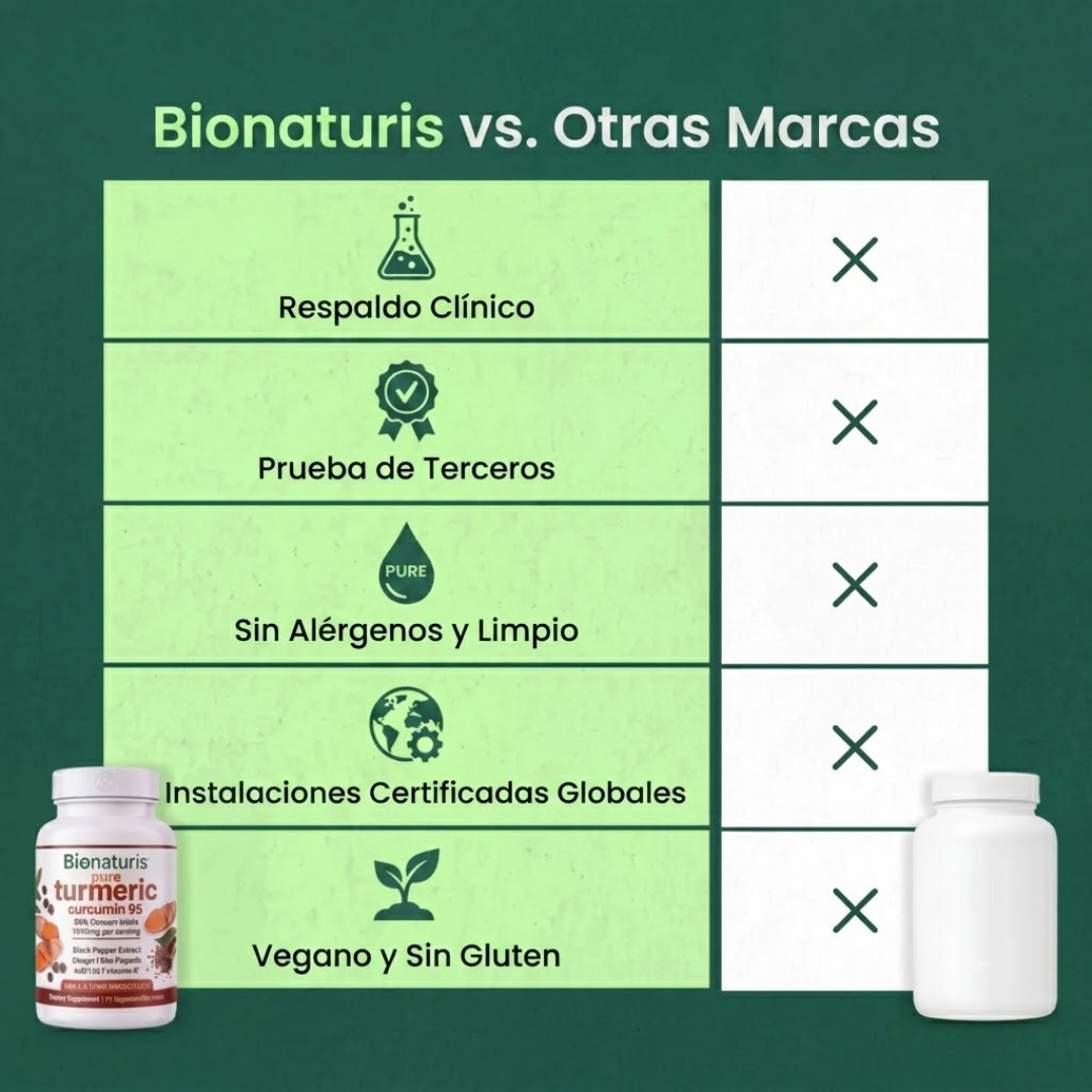 CúrActiva™ Curcumina Pura (Ariticulaciones, Inflamación y Mobiliad)