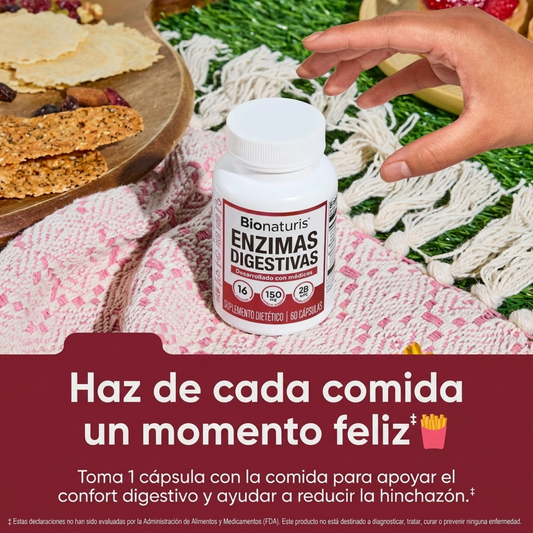 Enzimas Digestivas - Digestión Fácil para tus Platos Favoritos