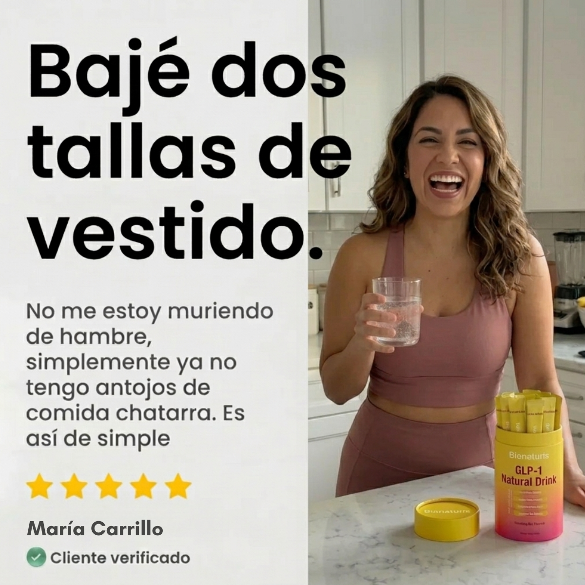 GLP-1 Natural Drink - Controla Tu Hambre, Sin Receta, Sin Agujas.