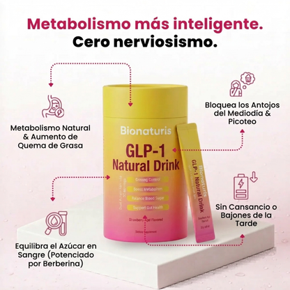 GLP-1 Natural Drink - Controla Tu Hambre, Sin Receta, Sin Agujas.