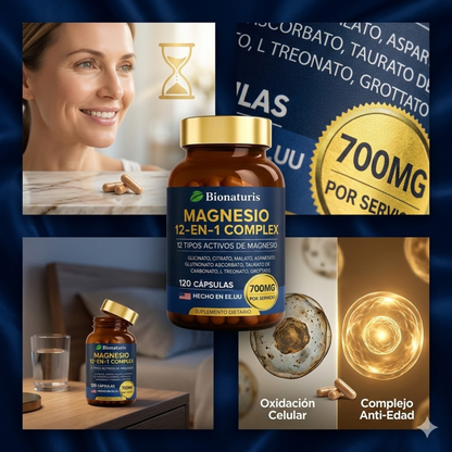 Magnesio Activo 12 en 1 – Antiaging & Renovación Celular