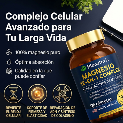Magnesio Activo 12 en 1 – Antiaging & Renovación Celular