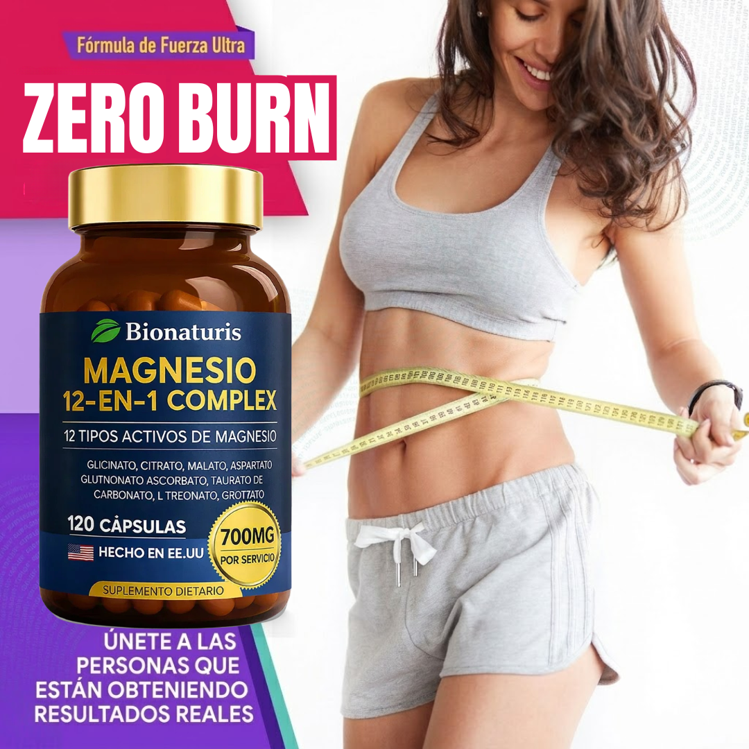 Magnesio ZERO 12 en 1 – Elimina la Grasa y la Inflamación