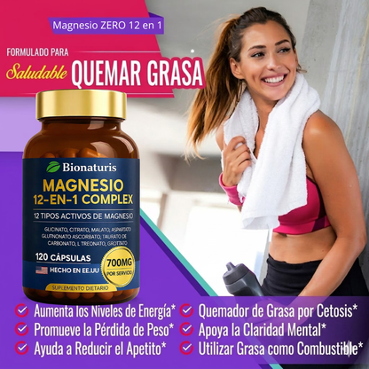 Magnesio ZERO 12 en 1 – Elimina la Grasa y la Inflamación