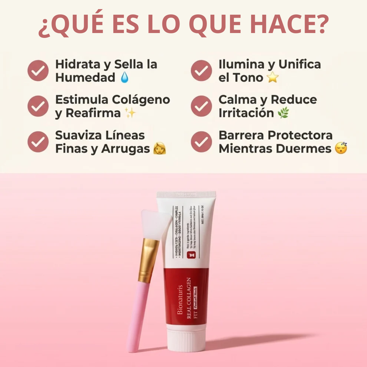 Mascarilla Coreana Real Collagen Peel-Off — Piel de Cristal desde Casa
