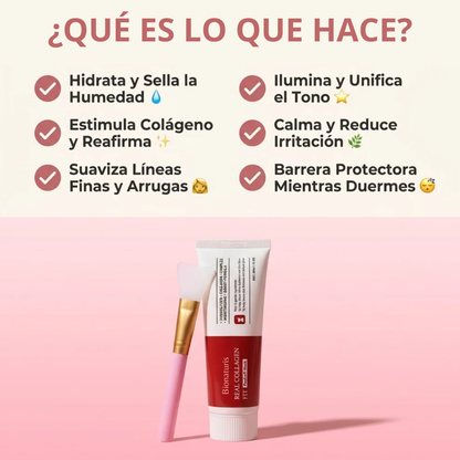 Mascarilla Coreana Real Collagen Peel-Off — Piel de Cristal desde Casa