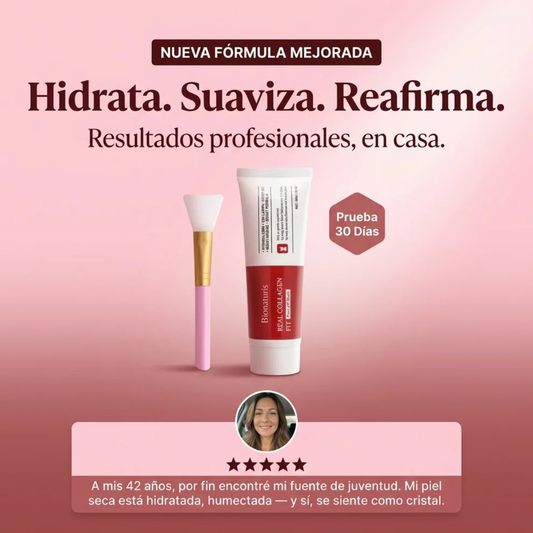 Mascarilla Coreana Real Collagen Peel-Off — Piel de Cristal desde Casa