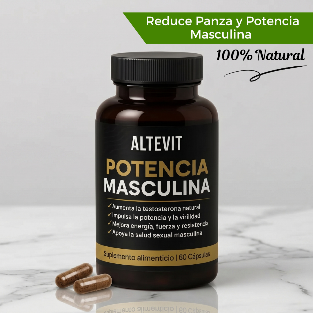 ALTEVIT- Reduce Panza y Potencia Masculina Natural