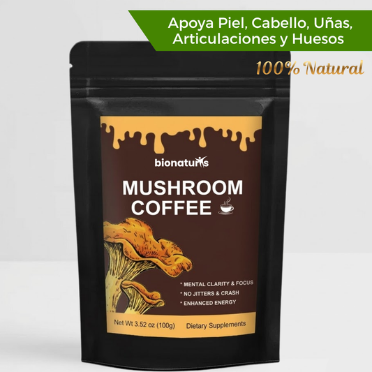 Café Soluble con Hongos - Energía y Sistema Inmune Mejorado