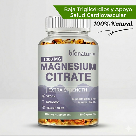 Citrato de Magnesio - Musculatura y Huesos Sanos