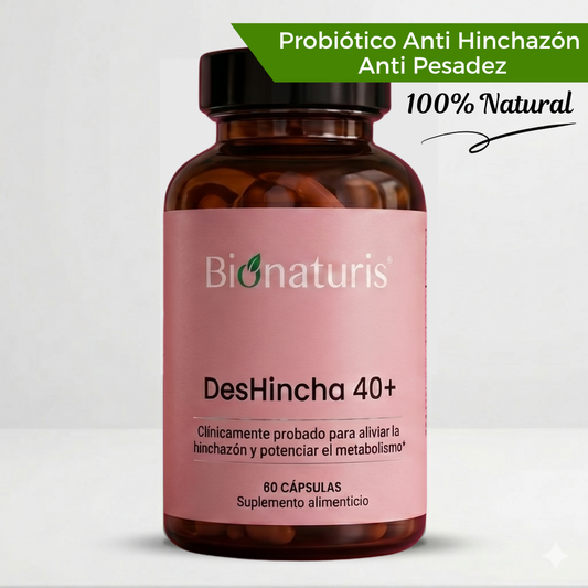 DesHincha 40+ Menos hinchazón. Luce Más este verano.