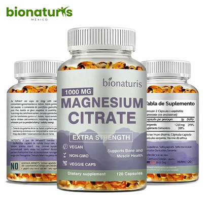 Citrato de Magnesio - Musculatura y Huesos Sanos