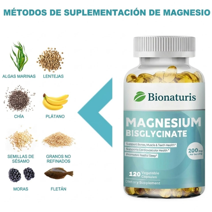 Bisglicinato de Magnesio - Relaja Mente y Ansiedad