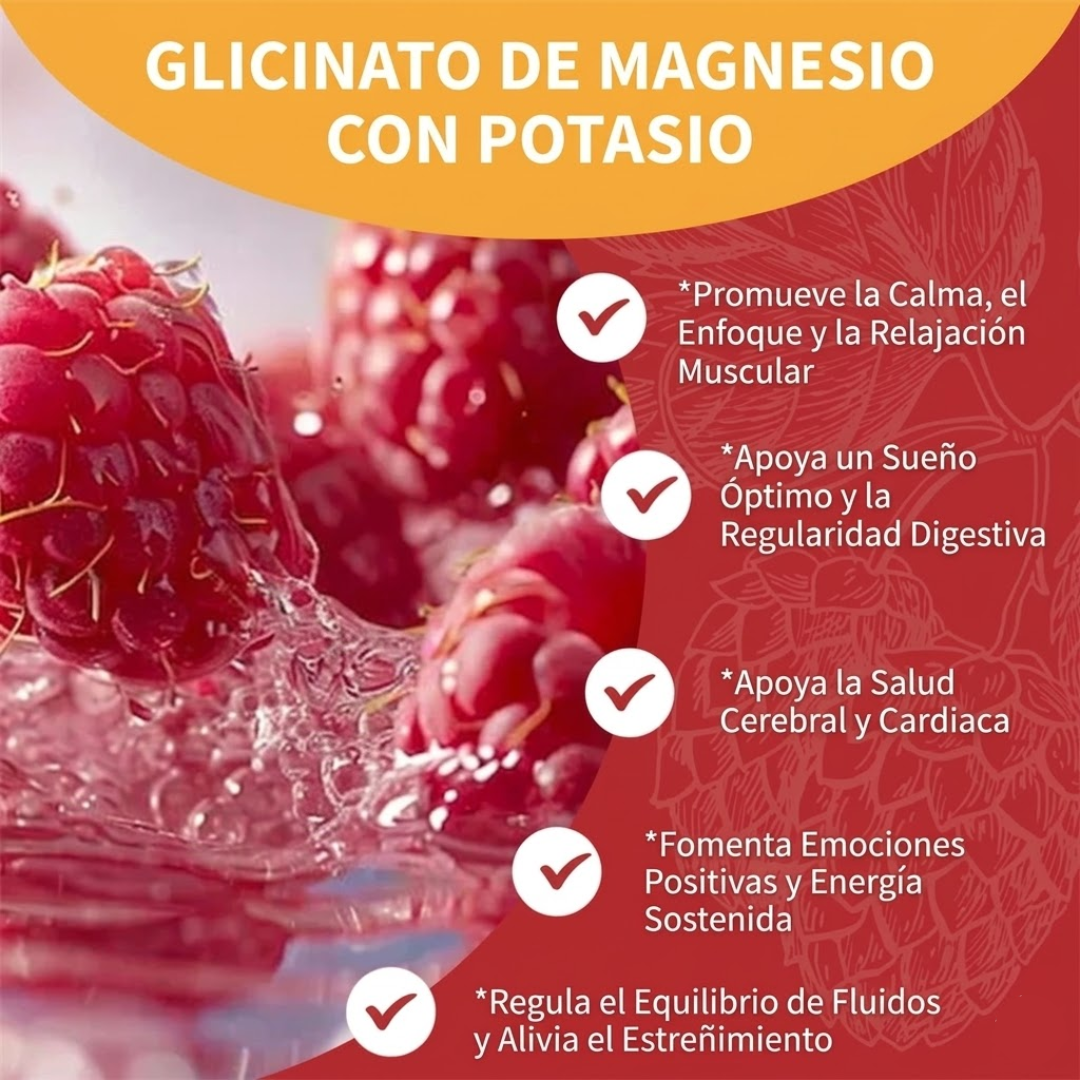 Glicinato de Magnesio Gummies - Mejora del Sueño y del Estrés