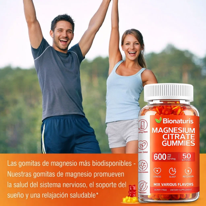 Citrato de Magnesio Gummies - Mejor Digestión y Sin Estreñimiento
