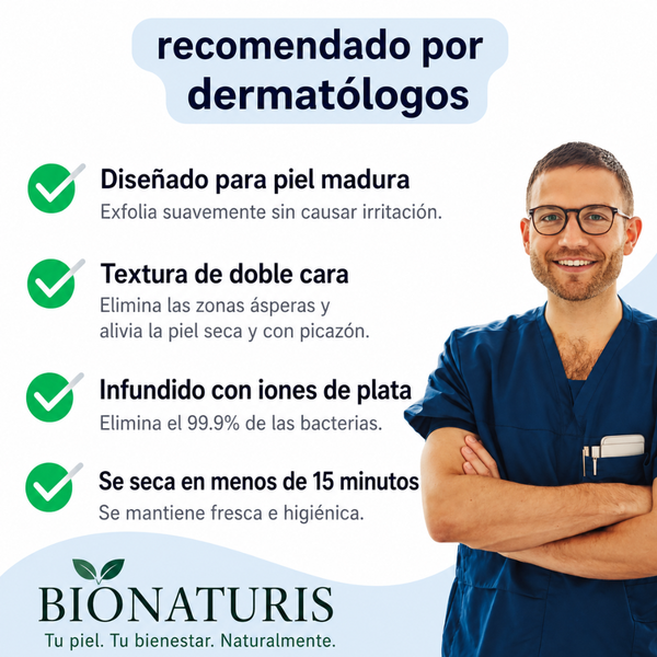 Toalla Exfoliante Blissal Premium Cuidado