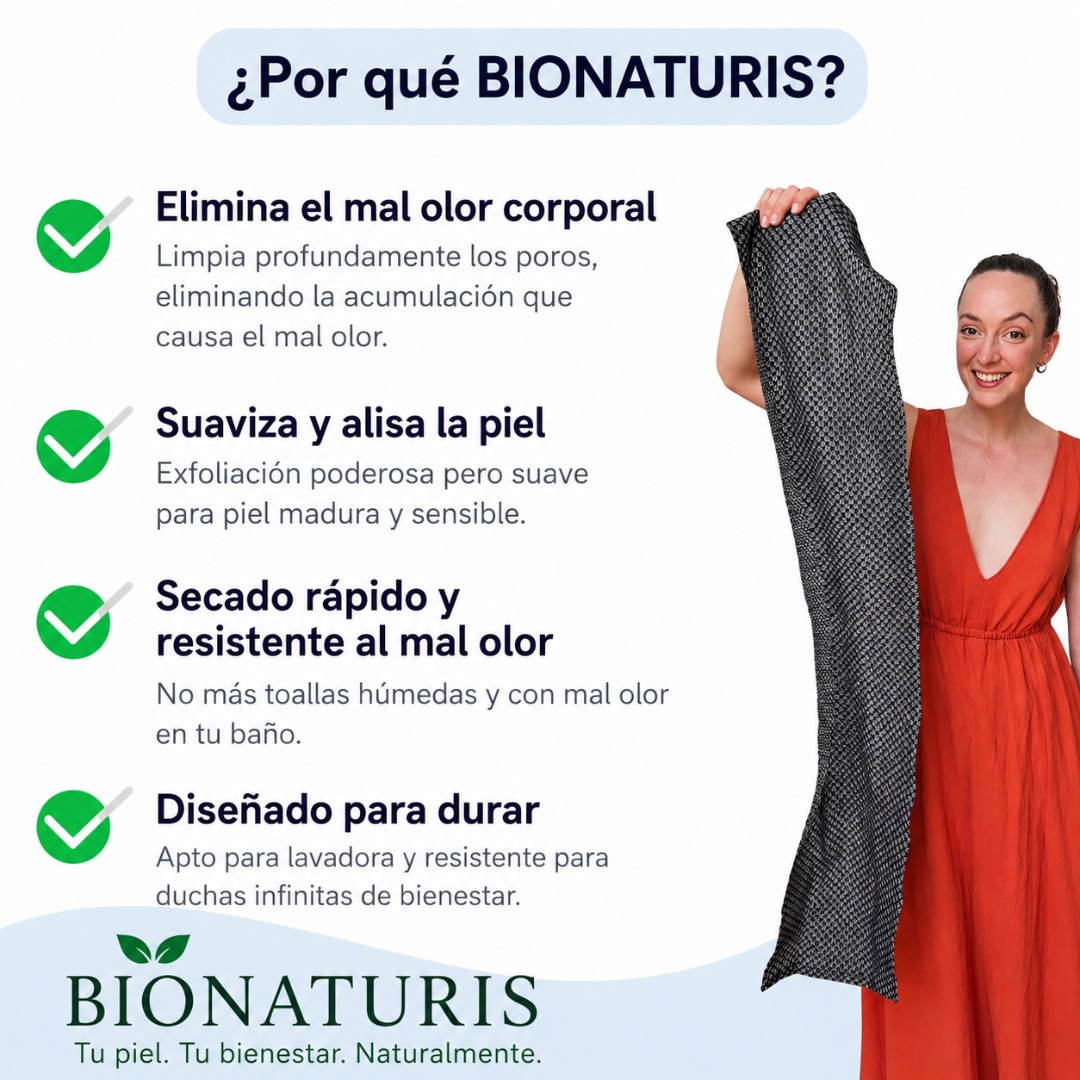 Toalla Exfoliante Premium Cuidado Piel