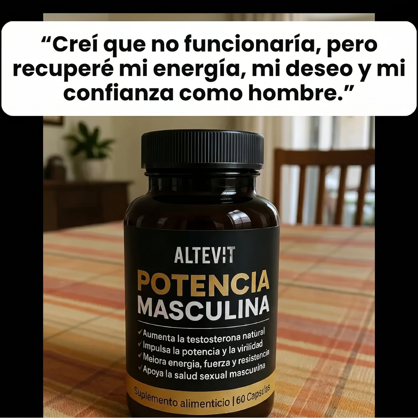 ALTEVIT- Reduce Panza y Potencia Masculina Natural
