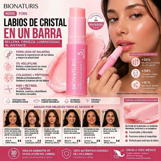 Bálsamo Labial Coreano con PDRN + Péptidos