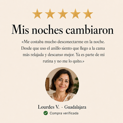 Anillo Adaptable BioMagnet® - Apoyo Migrañas y Estrés