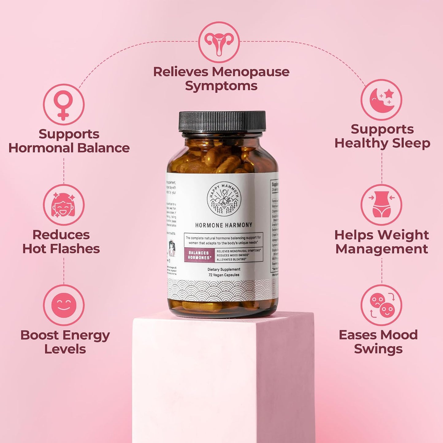 Corticalm - Equilibrio Hormonal Natural Durante la Menopausia.