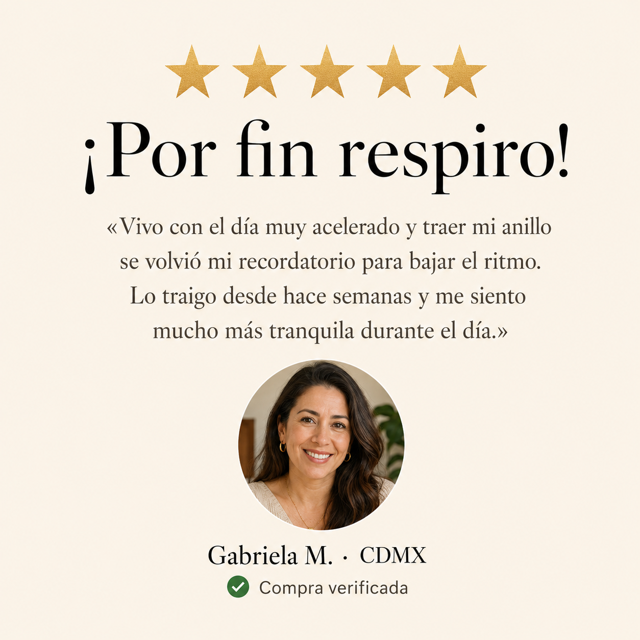 Anillo Adaptable BioMagnet® - Apoyo Migrañas y Estrés