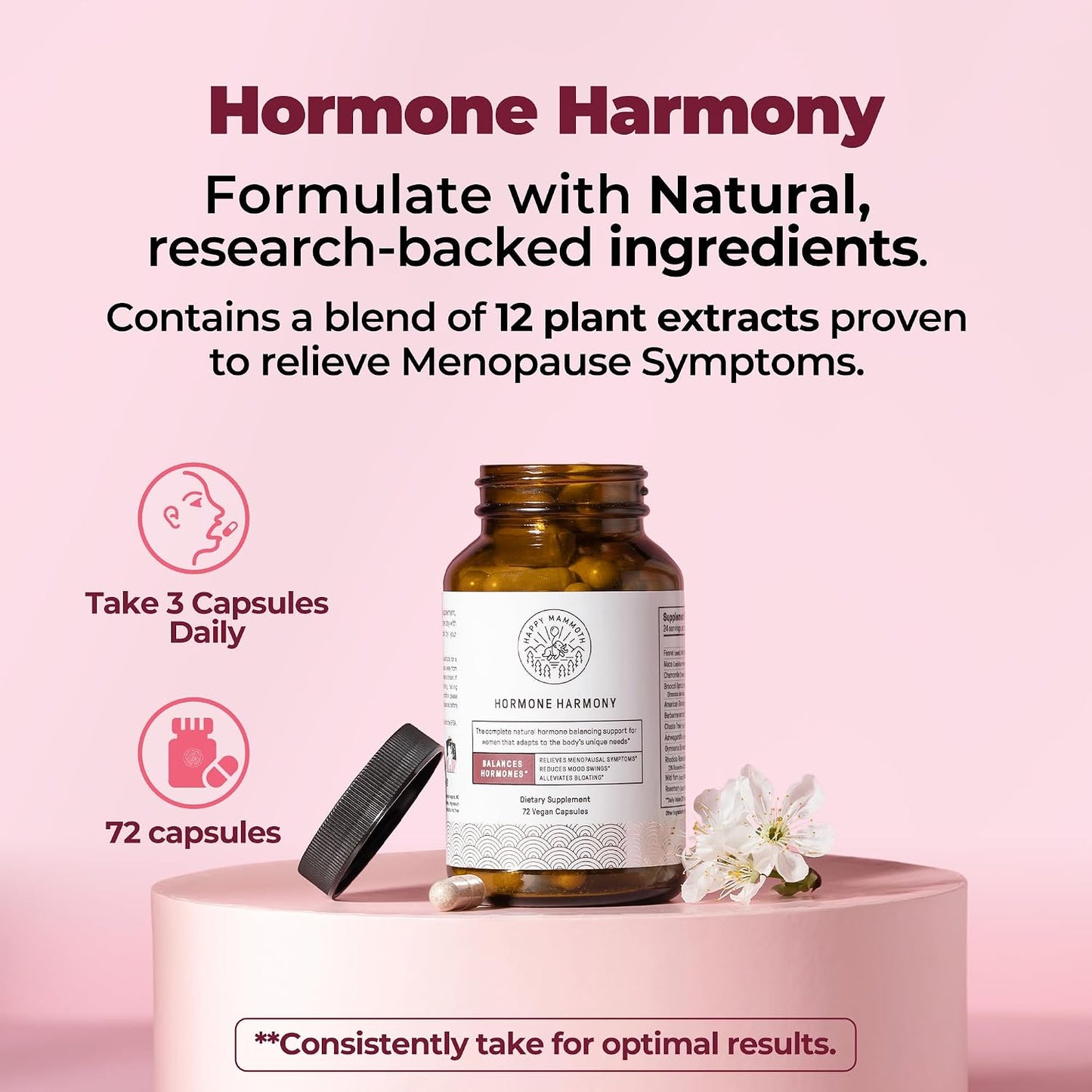 Corticalm - Equilibrio Hormonal Natural Durante la Menopausia.