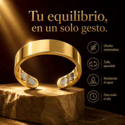 Anillo Adaptable BioMagnet® - Apoyo Migrañas y Estrés
