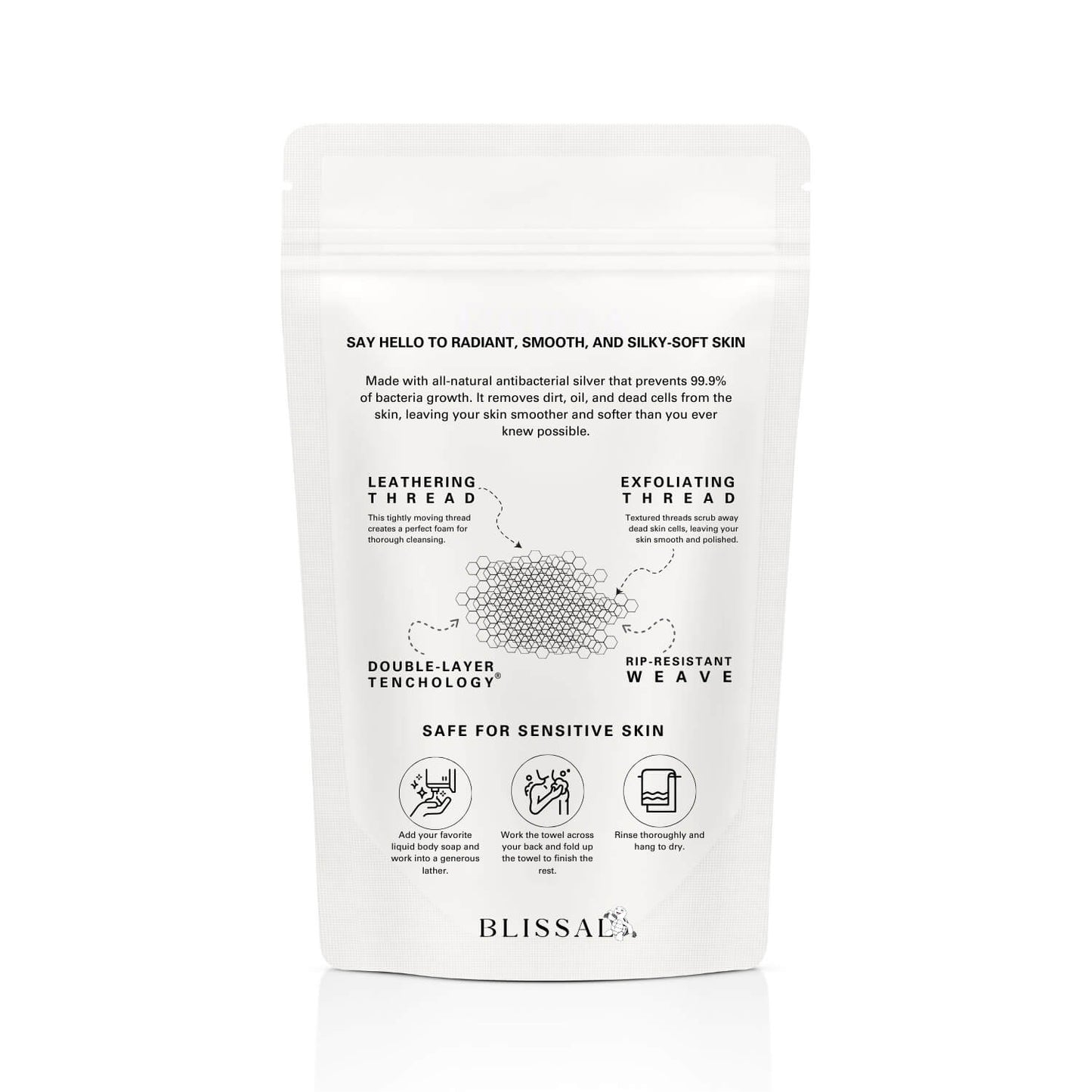 Toalla Exfoliante Premium Cuidado Piel